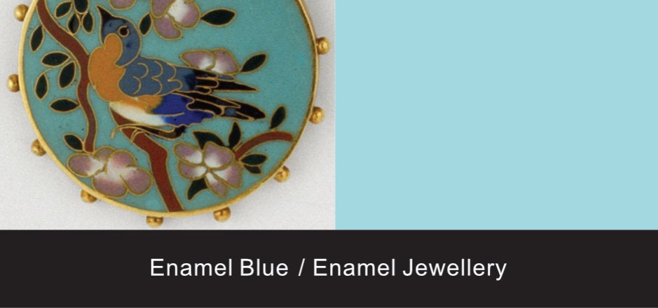 enamel blue enamel jewellery 939
