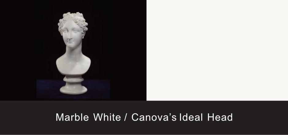 marble white canovas ideal head