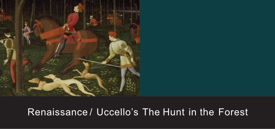 renaissance uccellos the hunt in the forest 939