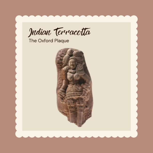 Indian Terracotta - The Oxford Plaque