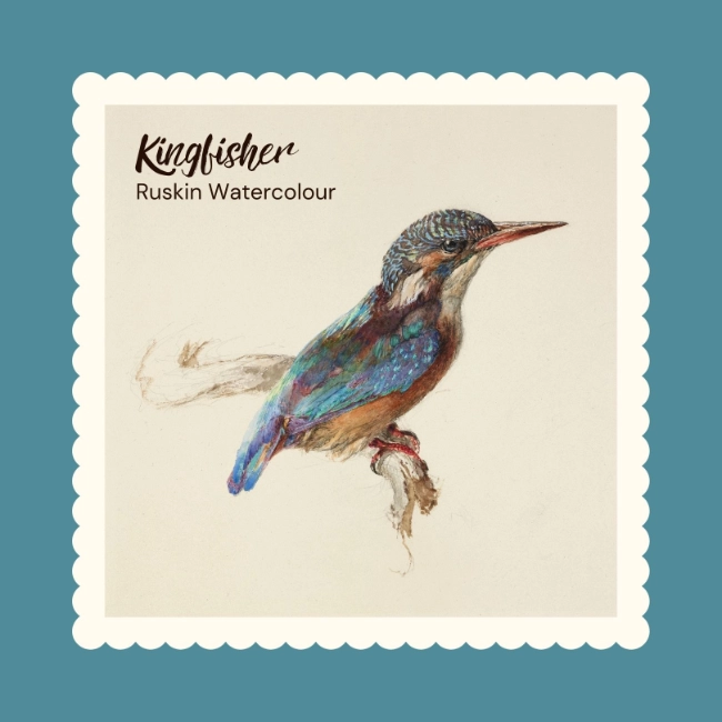 Kingfisher - Ruskin Watercolour