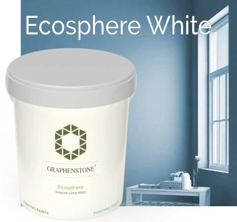 Ecosphere White - Eco-friendly Interior Lime Paint That Naturally Inhibits Bacteria, And Mould