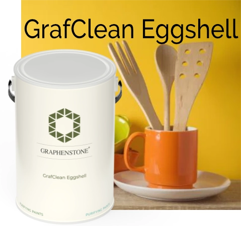 GrafClean Eggshell - Our Hardest Wearing, Low Sheen Eggshell Paint For Woodwork, Joinery, Walls & High Traffic Areas