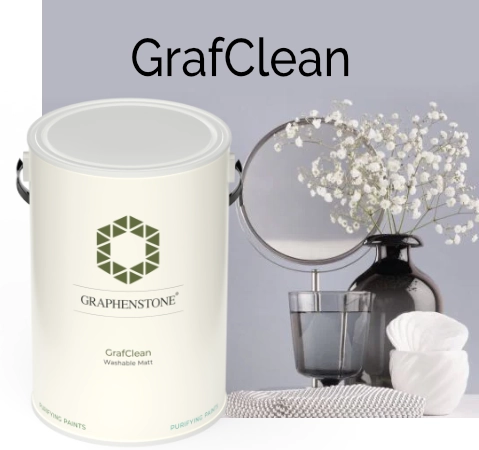 GrafClean - Durable Eco-paint, Washable Emulsion, Ultra-matt, Breathable