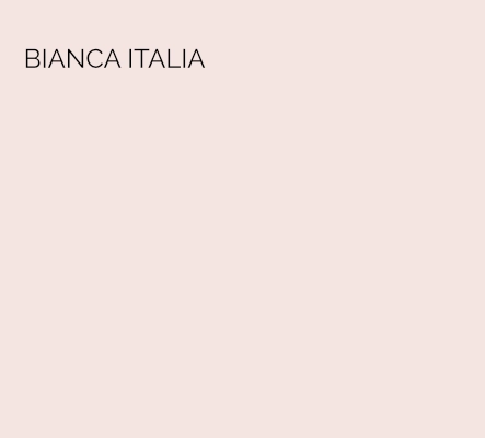 Bianca Italia - the palest pink that changes from warm cream to a deeper shade depending on the light. Found on some of the downstairs internal doors