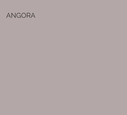 Angora - This earthy hue evokes a silky, warm and opulent feel that has been influenced by the richness found in Angora fabric.