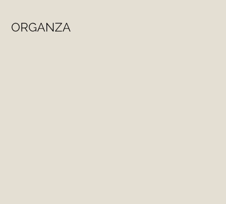 Organza - Organza has a comforting warmth that articulates a clean and fresh ambience. This shade offers a great opportunity to create contrast in an interior.