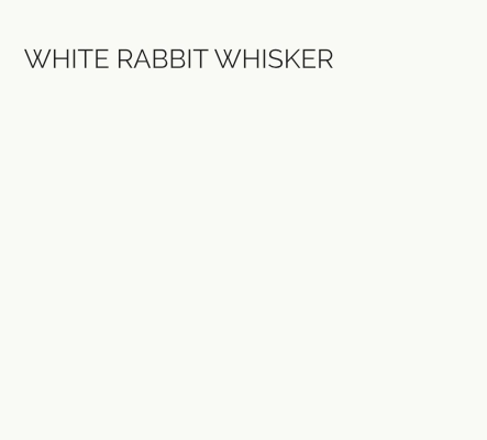 White Rabbit Whisker